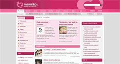 Desktop Screenshot of maminko.cz